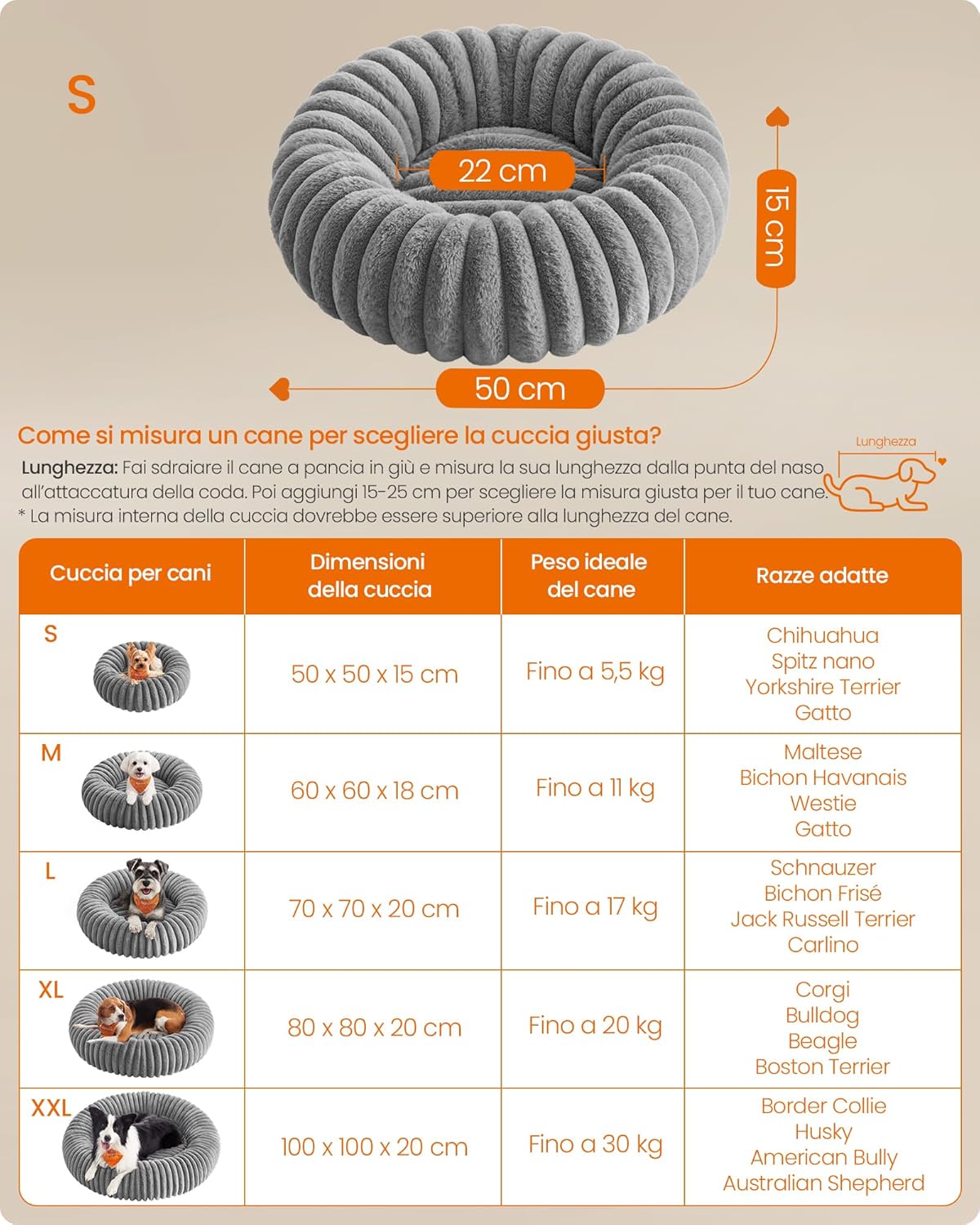 Thumbnail 5 de Feandrea PGW301GD01 cuccia 50 cm 🐾