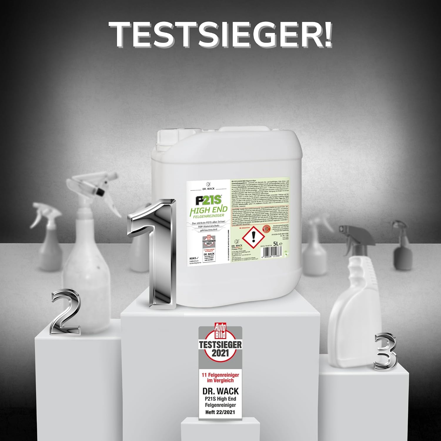 Detalle 1 de DR. WACK P21S Felgenreiniger 5 L đź§˝