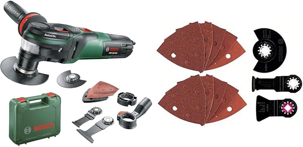 Thumbnail 4 de Bosch PMF 350 CES utensile multifunzione 350 W per accessori Starlock/Starlockplus in valigetta