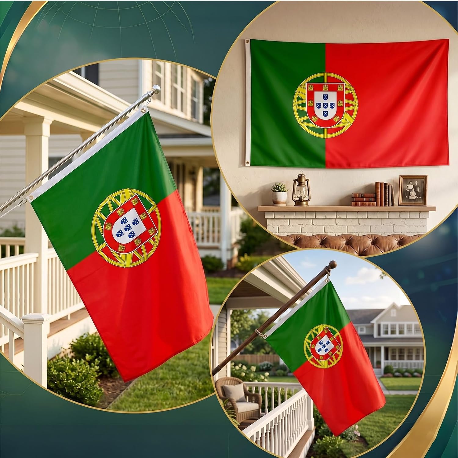 Detalle 2 de Homissor Portuguese Flag 3x5