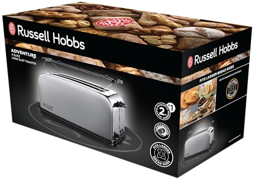 Thumbnail 6 de Russell Hobbs Tostadora Adventure 🥪, 4 rebanadas, acero inoxidable