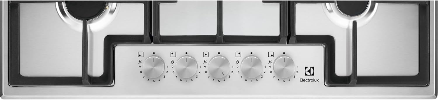 Thumbnail 6 de Electrolux Piano cottura a gas Serie 300 EGS75362X da 75 cm, 5 fuochi SlimLine con griglia in ghisa e StepPower
