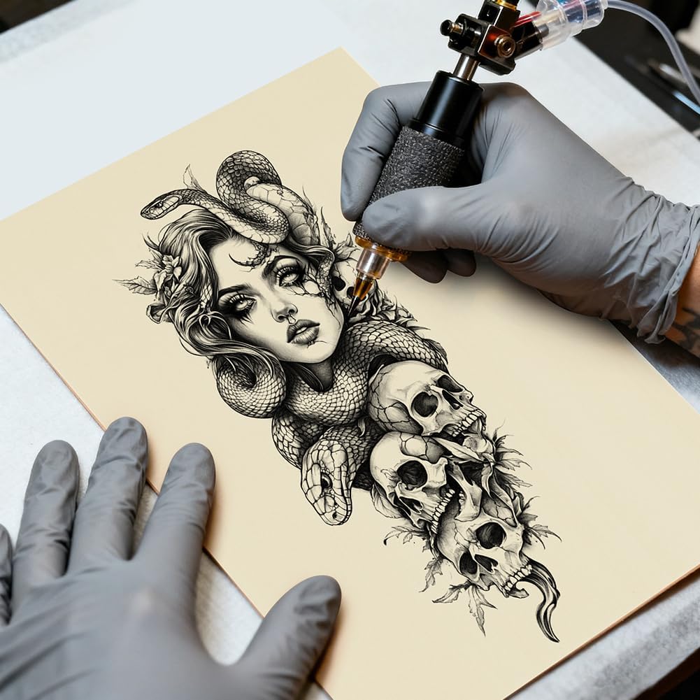 Thumbnail 6 de Vicloon Pelle Sintetica Tattoo 3mm – 3 Pezzi 210 x 297 mm beige