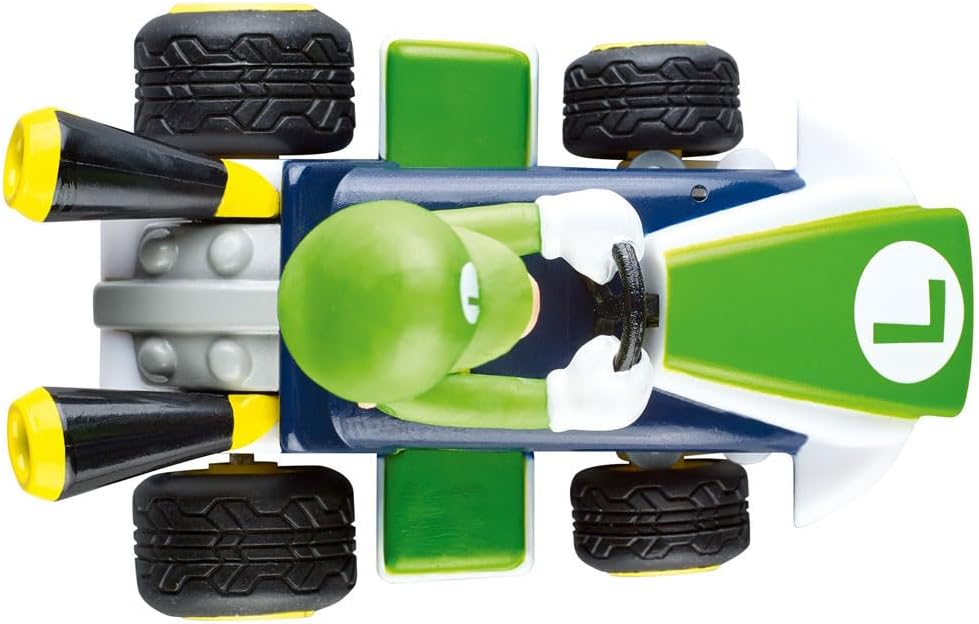 Detalle de RC 2,4 GHz Mario Kart Mini Luigi