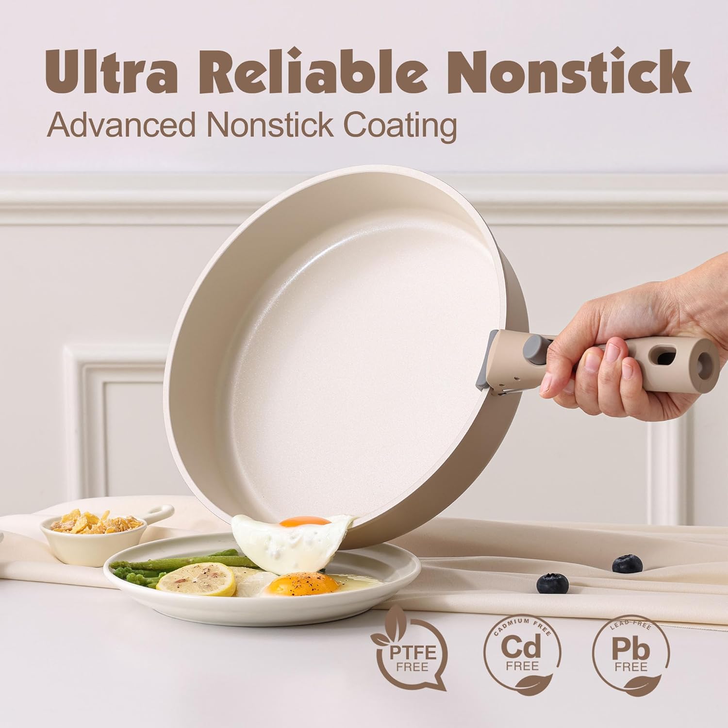 Thumbnail 3 de SENSARTE 17-Piece Ceramic Cookware Set