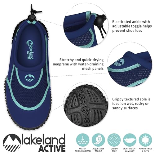 Thumbnail 2 de Lakeland Active Girl's Eden Aquasport Water Shoes Navy/Blue (2 UK) by Lakeland Active