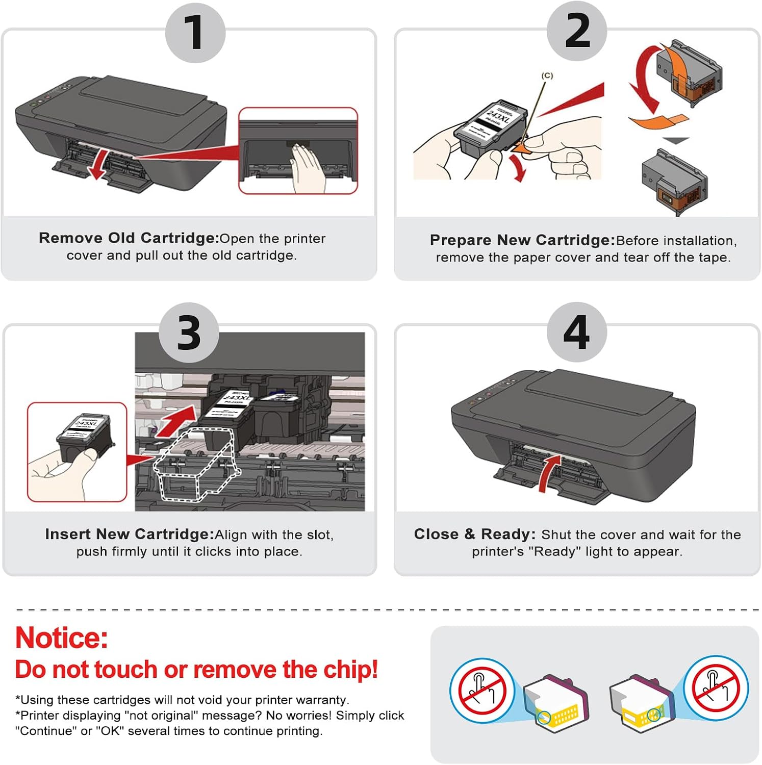 Thumbnail 5 de Ankink Black Ink Cartridge 240XL