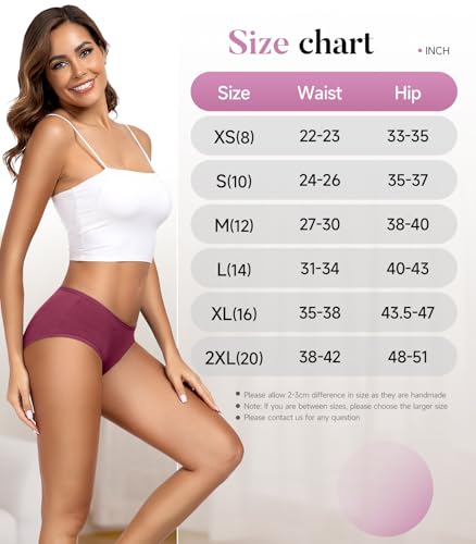 Thumbnail 6 de Culottes femme coton élastique taille moyenne – lot de 6