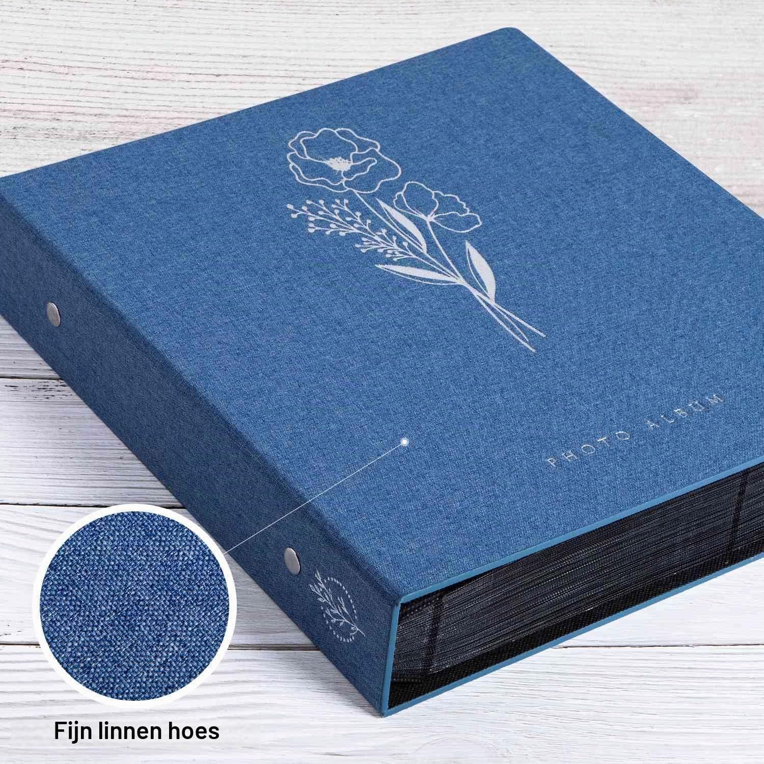 Thumbnail 2 de Lanpn YJBLTJ6X4-1000-BLUE fotoalbum voor 1.000 foto's van 10 x 15 cm
