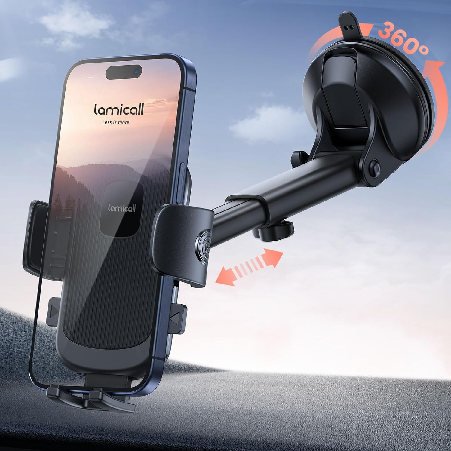 Lamicall Car Phone Mount 360° Rotation