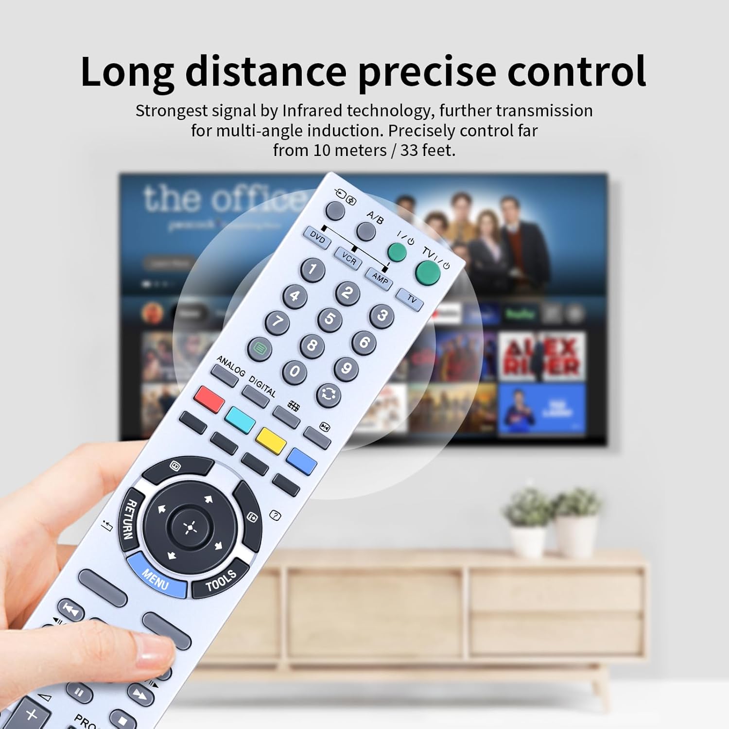 Thumbnail 5 de TCNOUMT RM-ED006 replacement remote for Sony TVs (RM-ED006 compatible with KDL-40X2000, KDL-46X2000, KDL-52X2000)