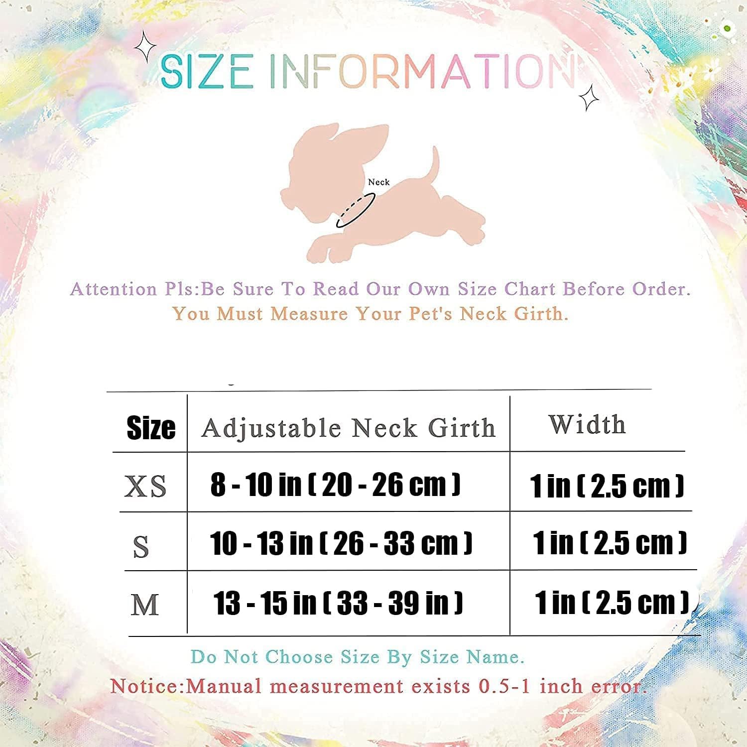 Thumbnail 5 de Hotlion Small Dog Collar with Flower in Light Blue (Size S) – PU Leather, Adjustable