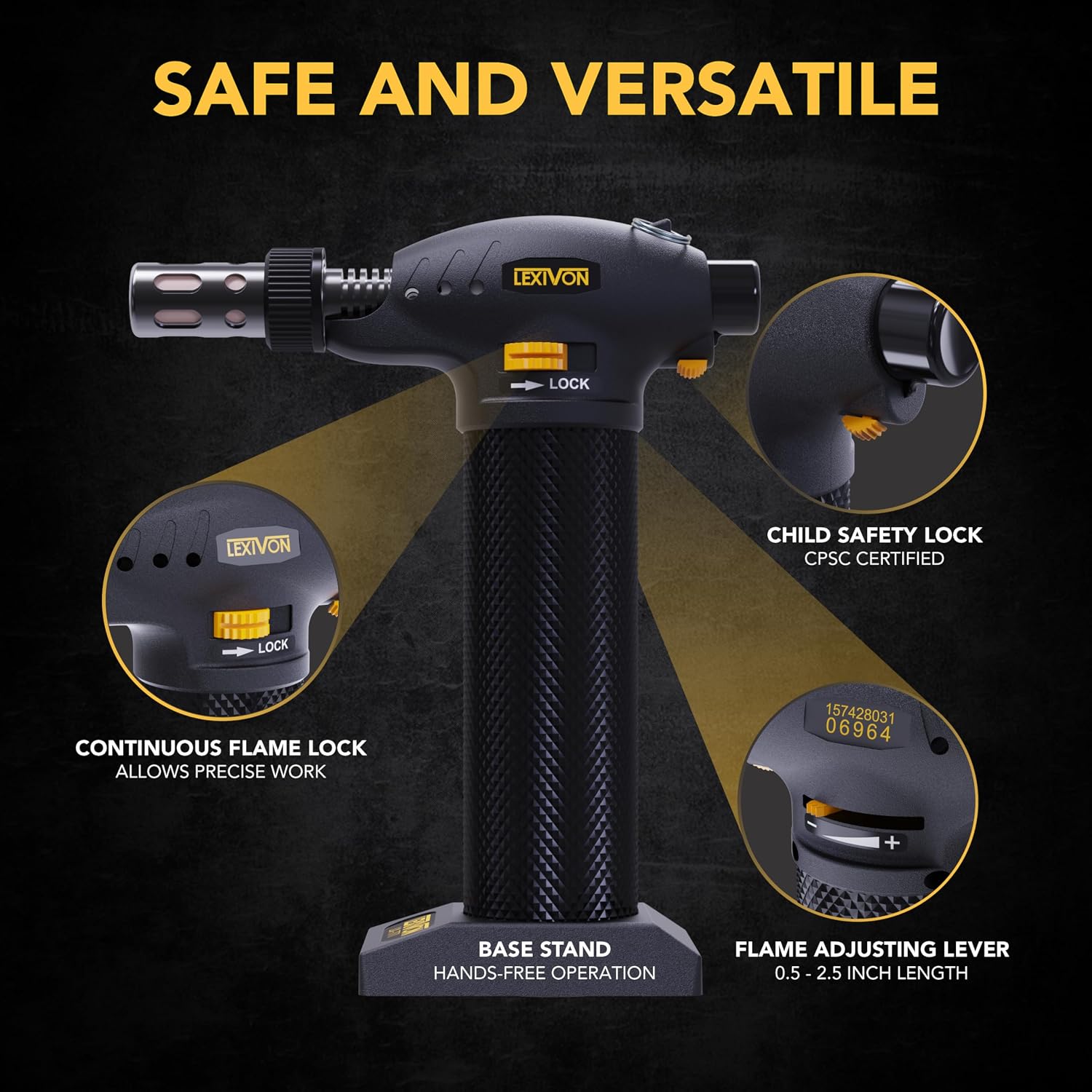 Thumbnail 4 de LEXIVON LX-771 125W butane torch