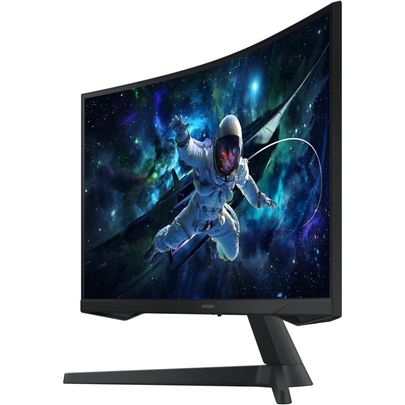 Detalle 2 de Samsung Odyssey LS27CG552EUXEN 27" LED Dual WQHD 165Hz Freesync Curvo
