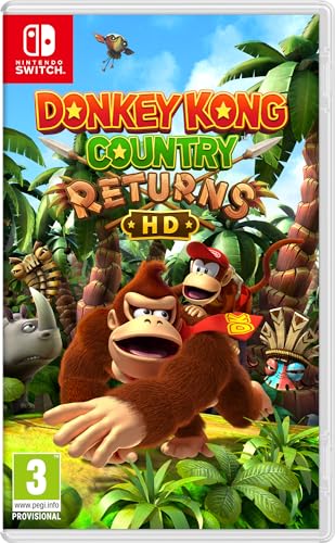 Detalle de Donkey Kong Country Returns HD – Switch: aventura 2D de plataformas para DK y Diddy
