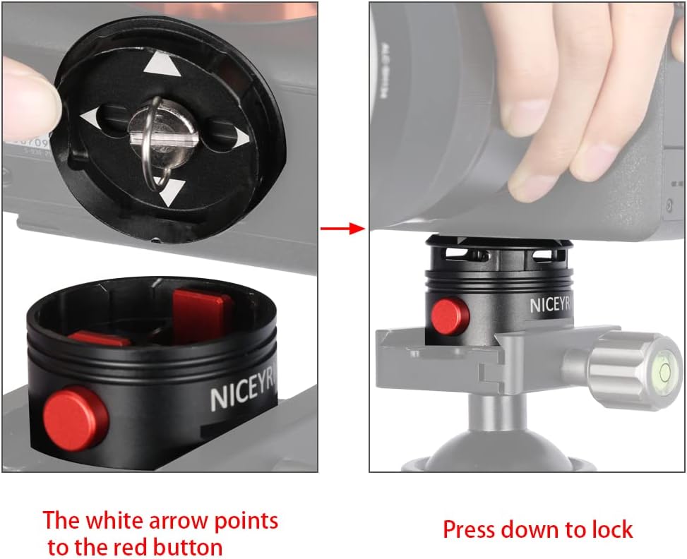 Thumbnail 3 de NICEYRIG Universal Quick Release Adapter 1/4"
