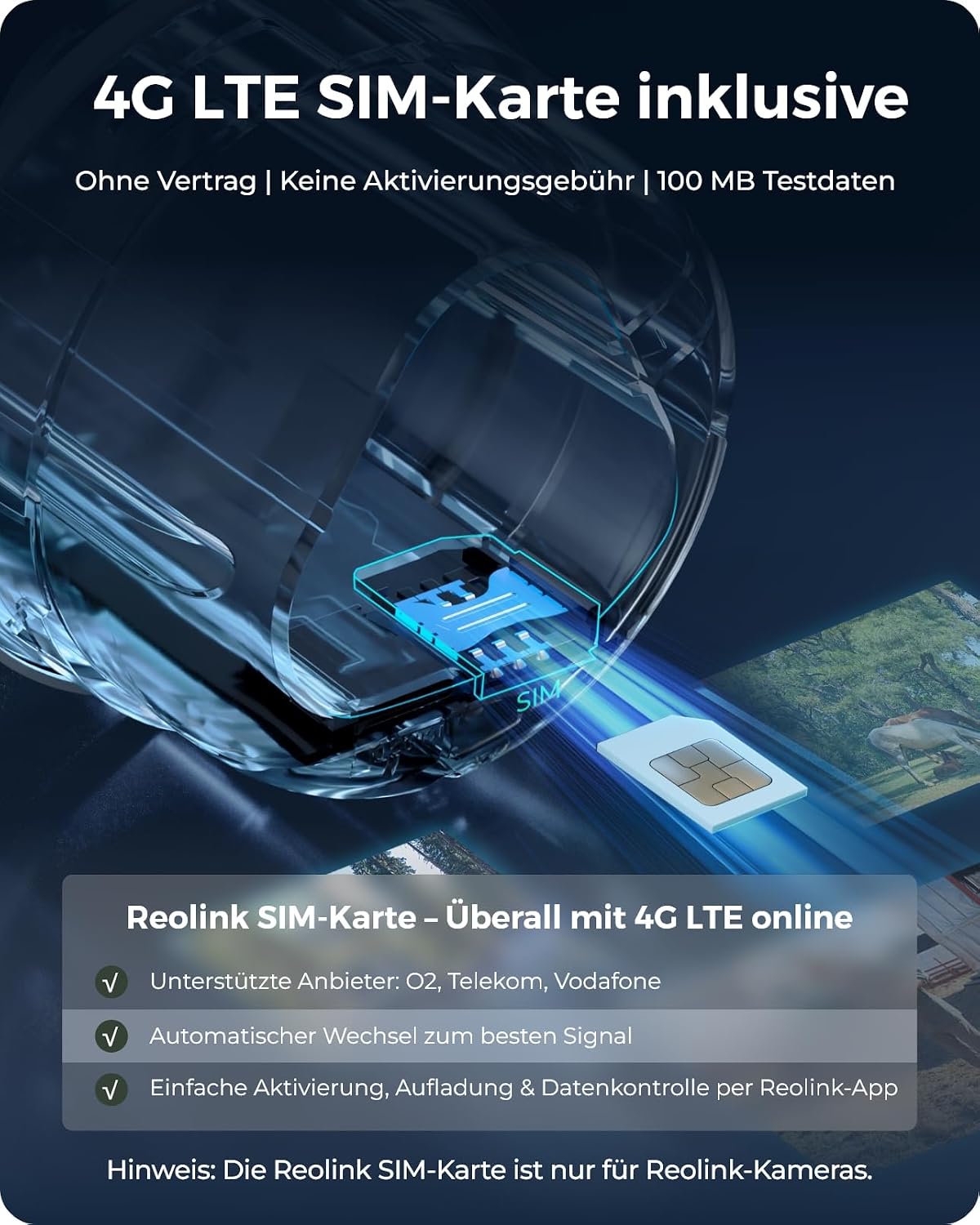 Thumbnail 2 de Reolink 4K 4G LTE Überwachungskamera mit SIM Karte