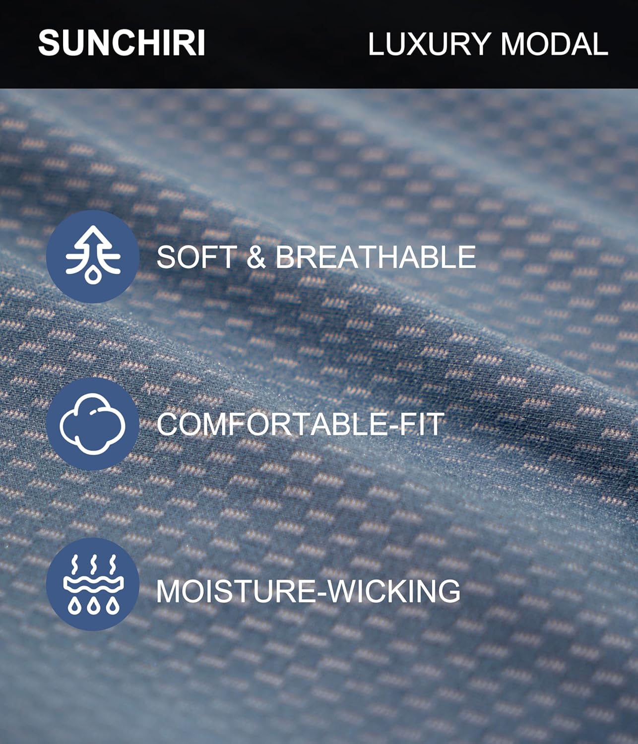 Detalle 2 de Men’s incontinence boxer briefs, 3 pack