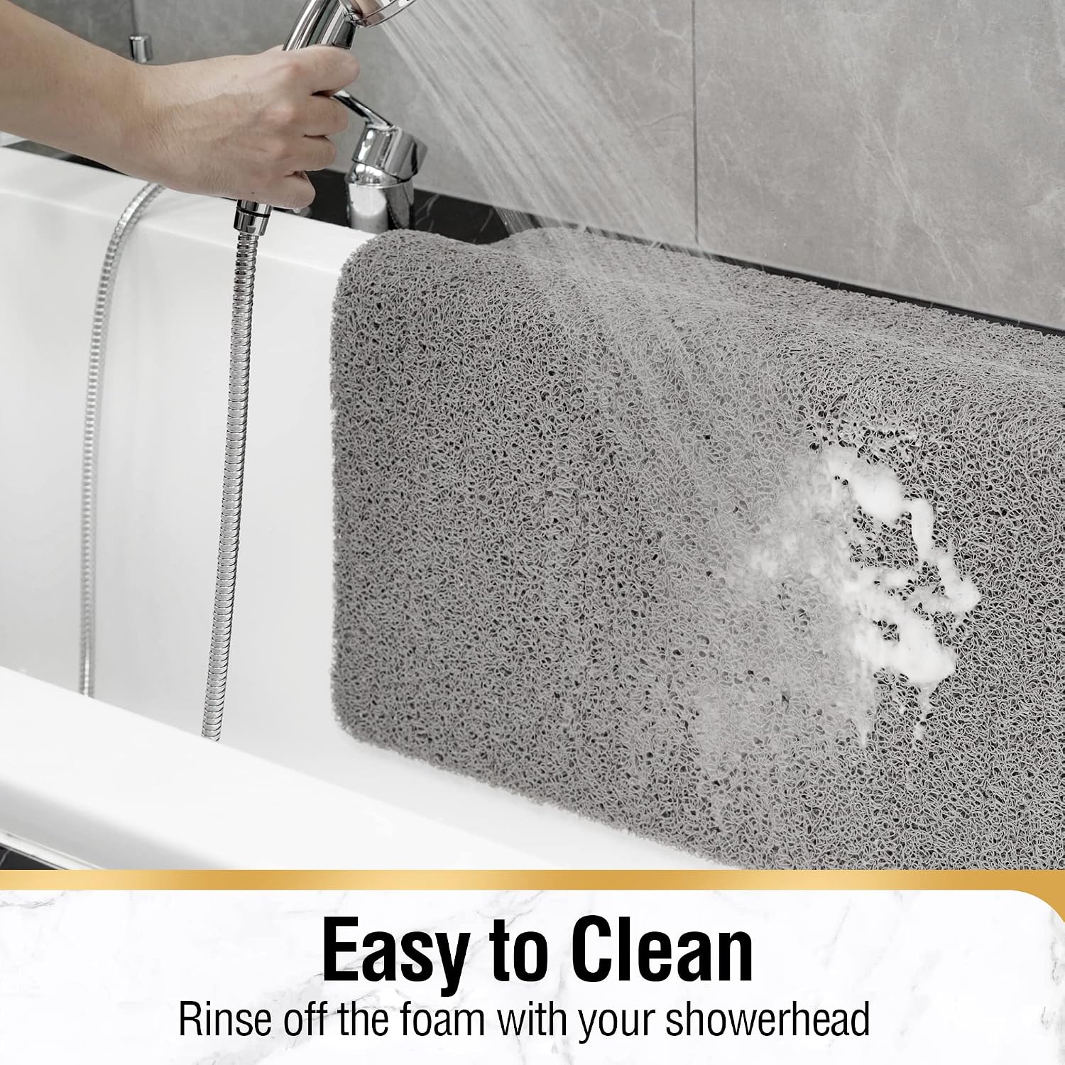 Thumbnail 5 de HITSlam Non Slip Shower Mat 120x40 cm