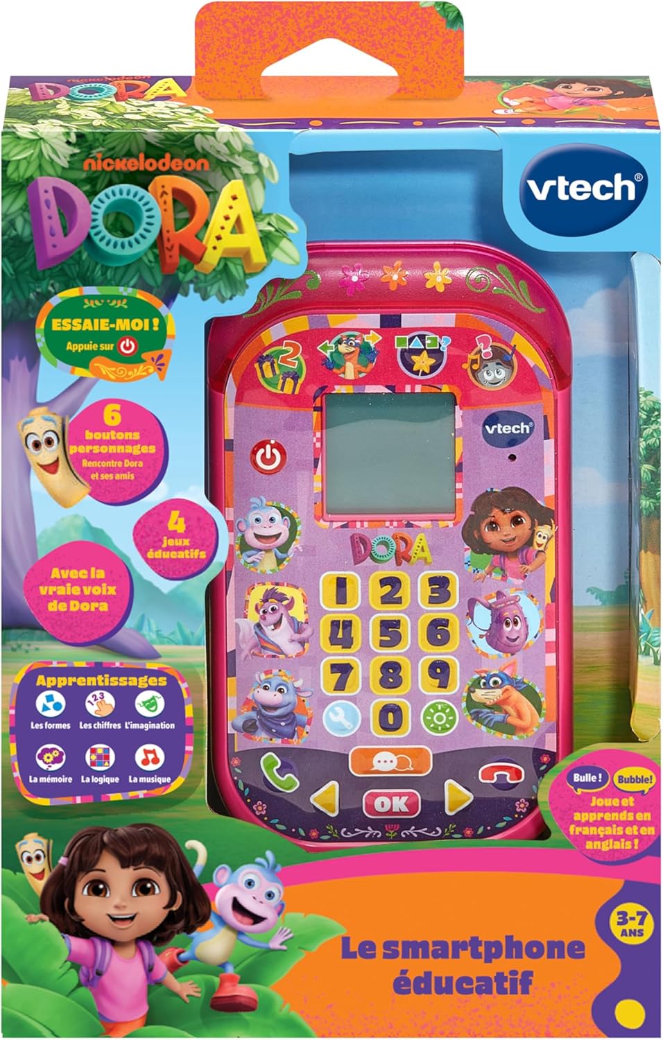 Thumbnail 3 de VTech Dora L’Exploratrice – Le Smartphone Éducatif pour enfants (3–7 ans)