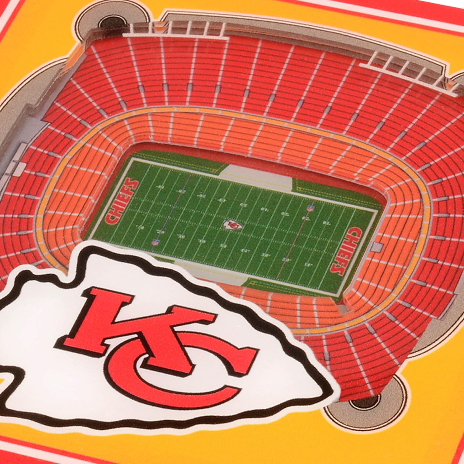 Detalle de YouTheFan NFL Licensed Fan Cribbage Wood Board Game