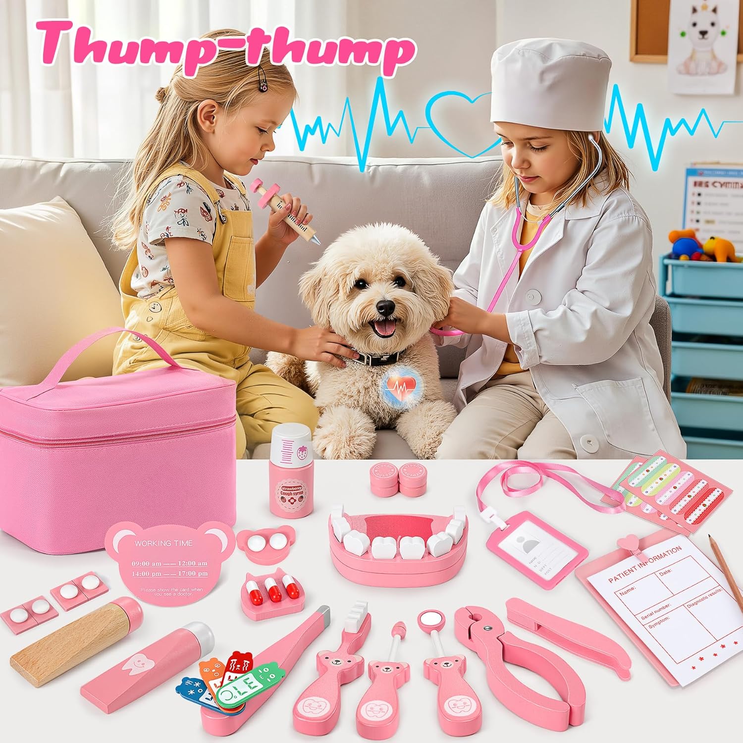 Detalle 1 de Ophy Kids Doctor Set 40-Piece