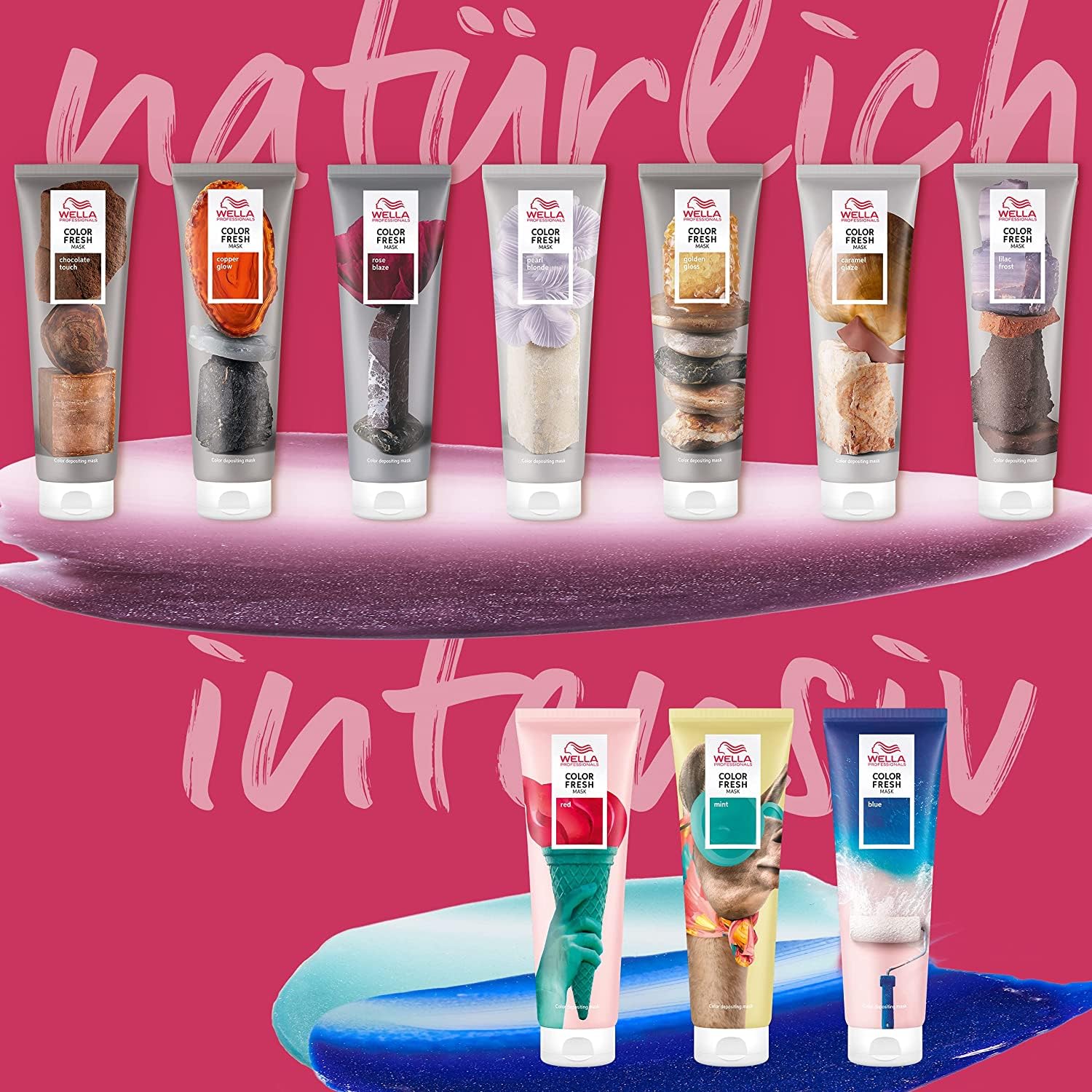 Thumbnail 5 de Wella Professionals Color Fresh Mask – Farbauffrischende Haarkur & Tönung mit pflegendem Avocadoöl für blondes, aufgehelltes und helles Haar