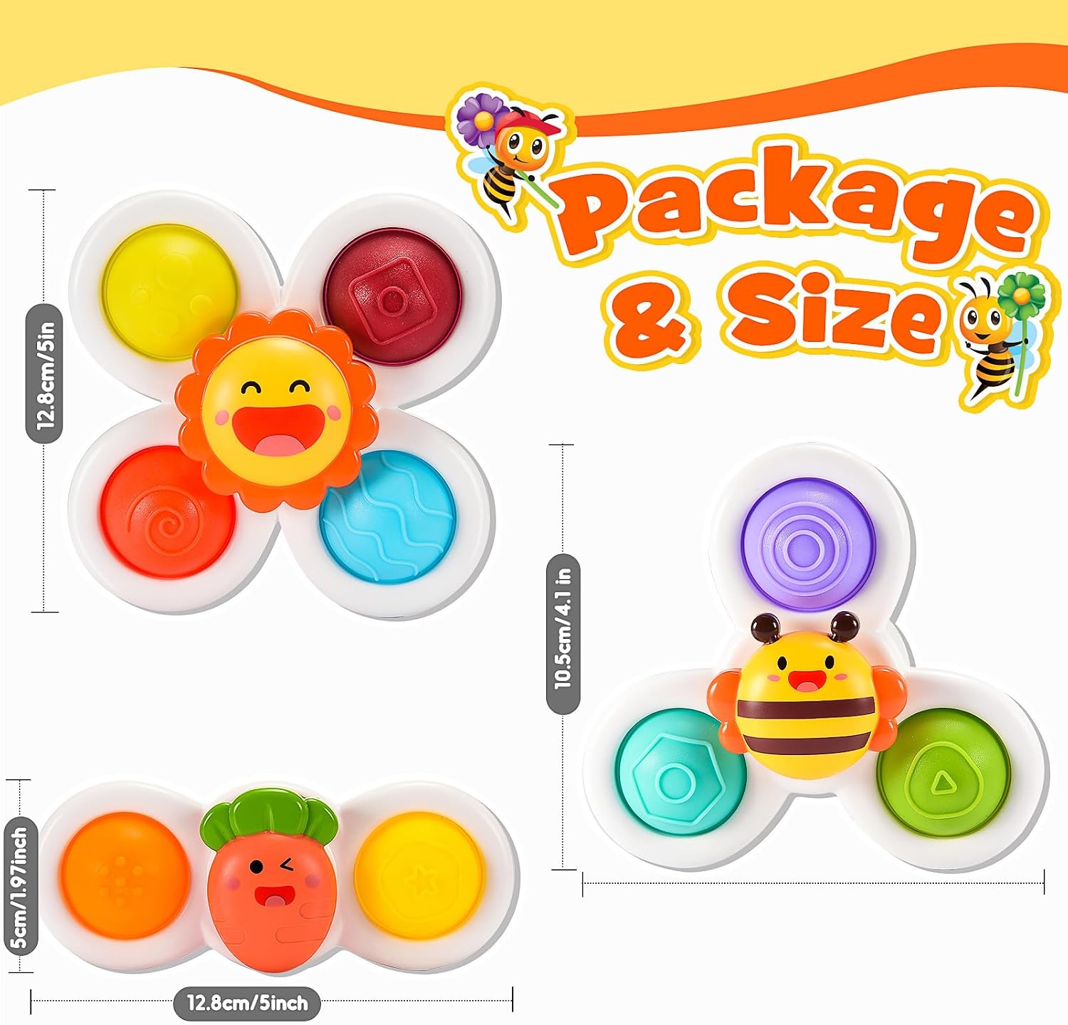 Thumbnail 5 de Saugnapf Spielzeug Baby 3er-Set