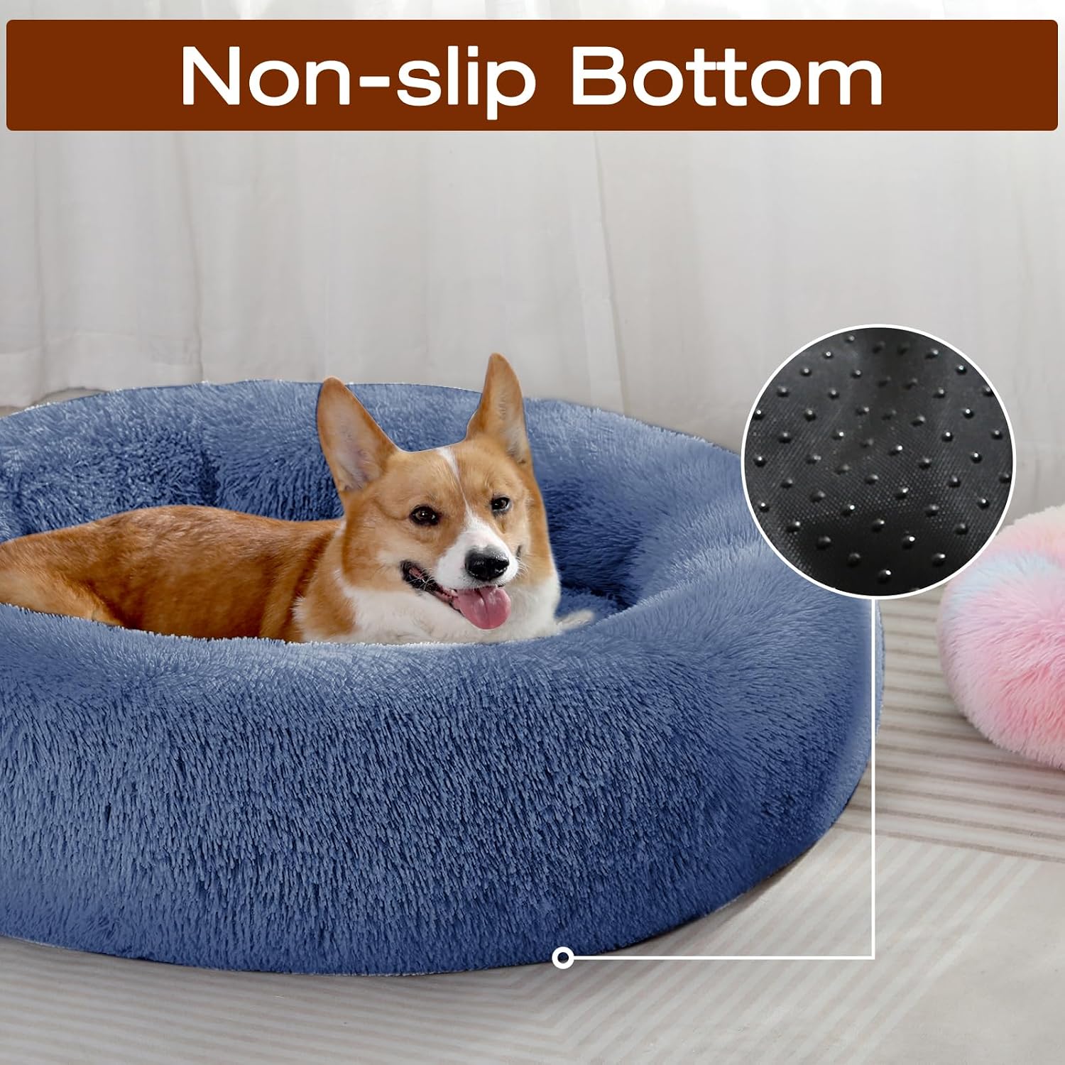 Detalle de JOLLYVOGUE Dog Bed, 20-inch