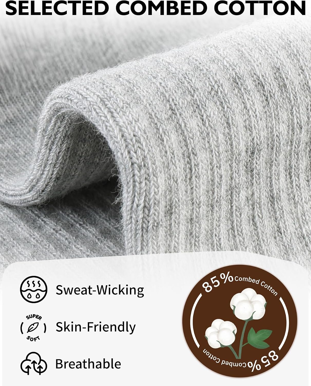 Thumbnail 3 de Closemate crew socks 5 pairs breathable