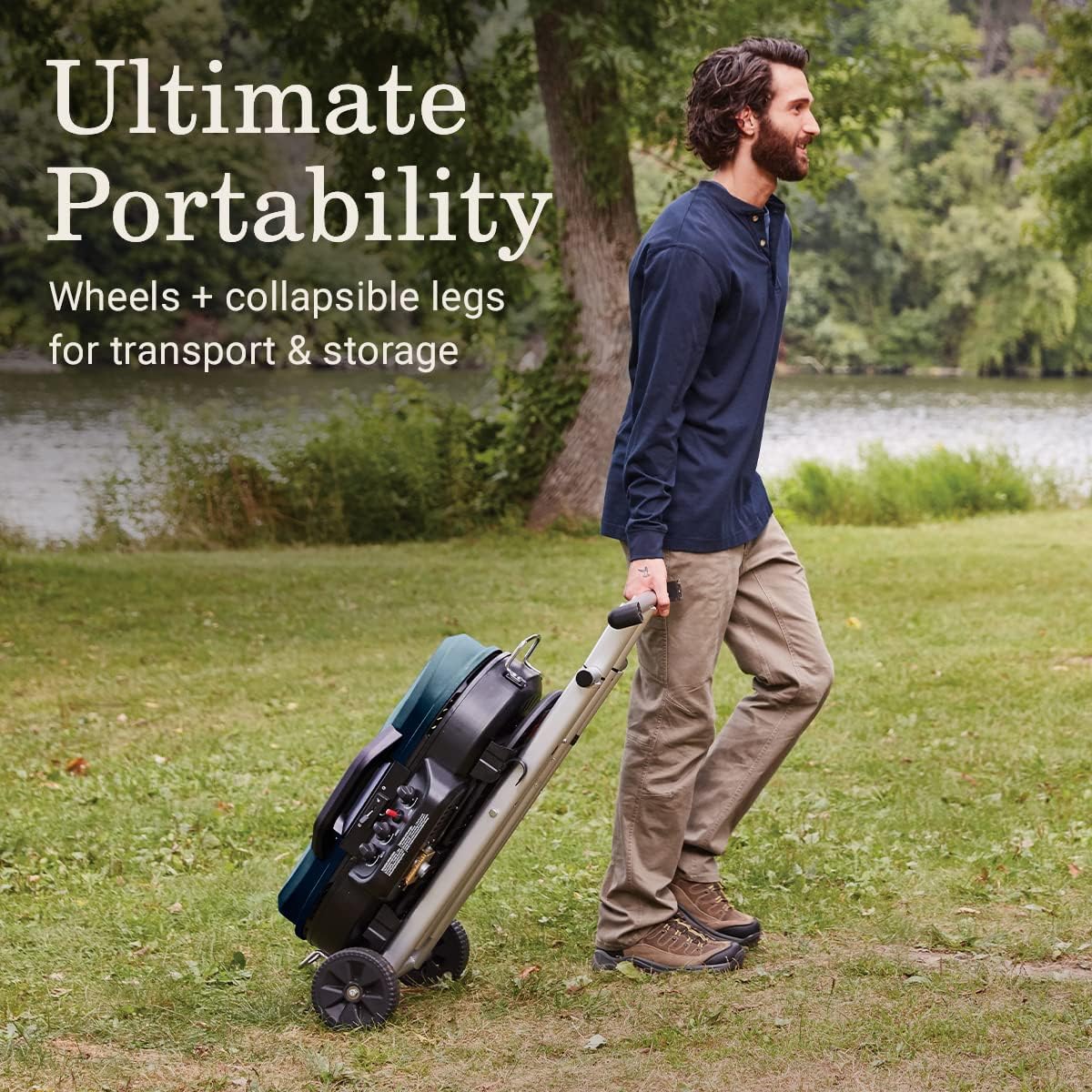 Detalle 2 de Coleman Portable Propane Grill, 285 sq. in.