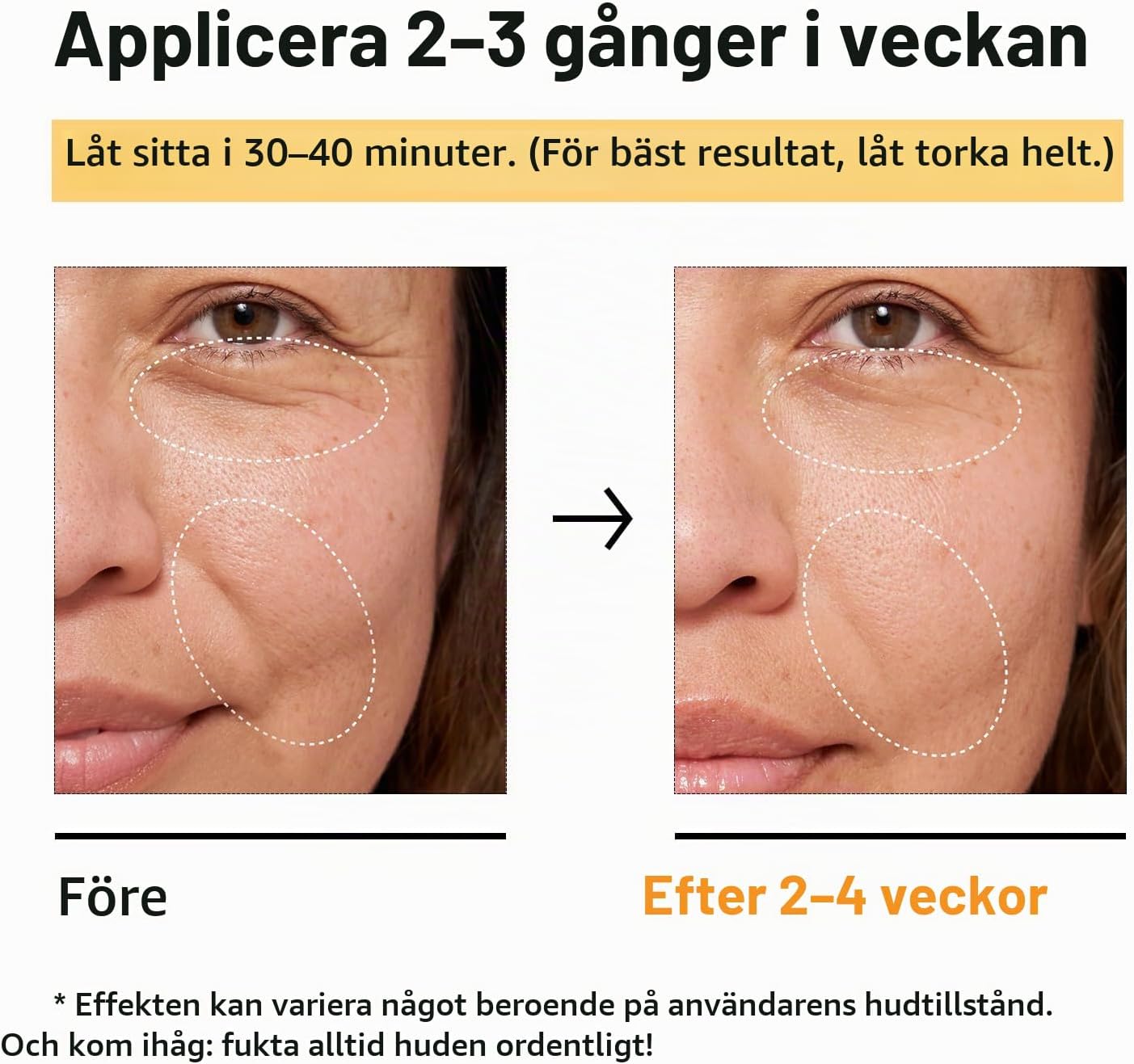 Thumbnail 5 de RAZUYEN ansiktsmasker, 10-pack med hyaluronsyra och peptider