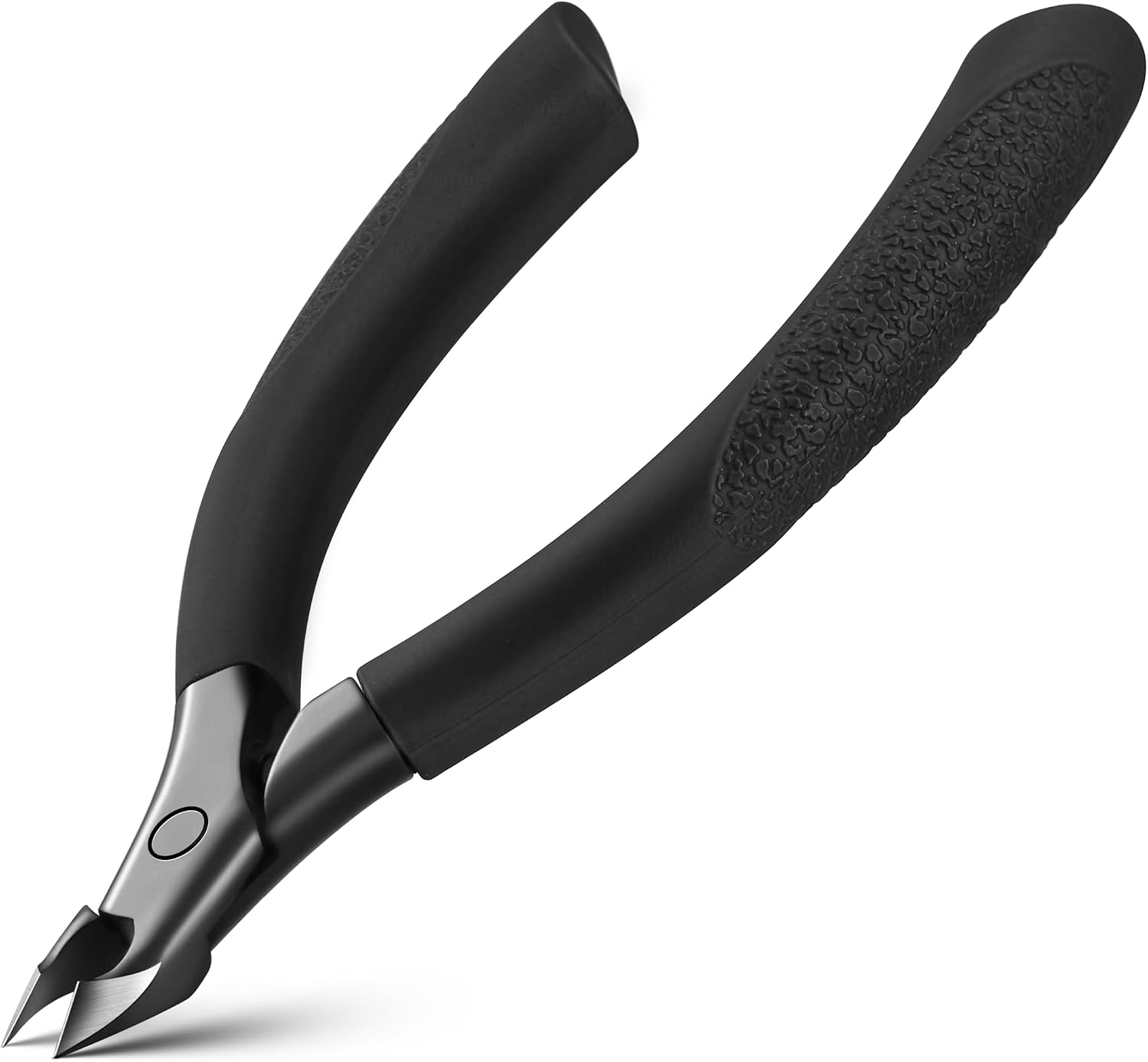 Detalle de FVION Präzise Nagelhautzange – Extra scharf, Edelstahl, rutschfester Griff, kompakte Nagelhaut-Schere