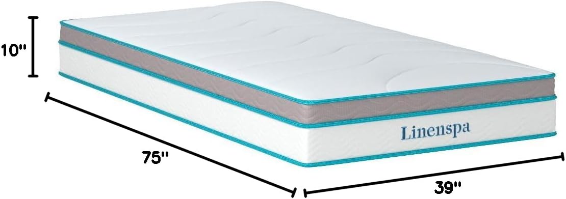 Detalle 2 de Linenspa Hybrid Mattress, 10-Inch