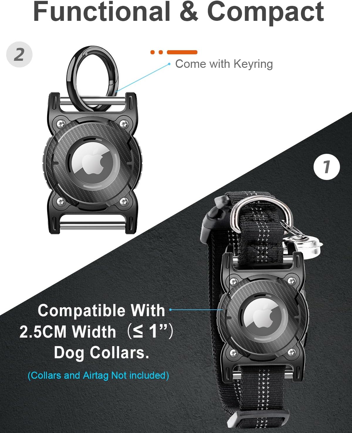 Thumbnail 3 de ONEONTA Airtag Holder for Dog Collars
