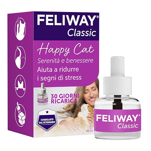 Detalle de FELIWAY Classic 1x30 Giorni: Ricarica Calmante per Gatti, 48 ml