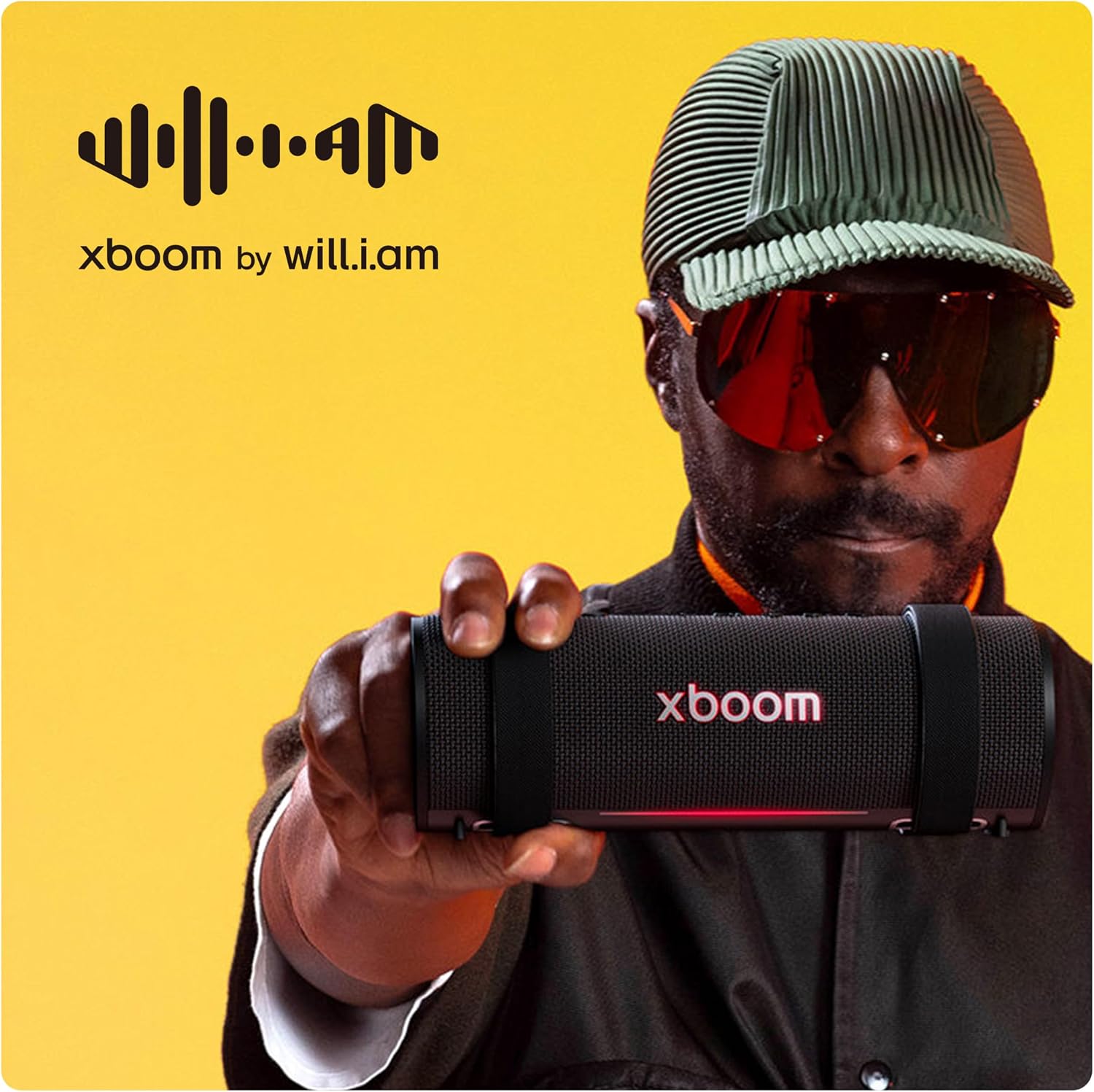 Detalle de LG xboom Grab portable Bluetooth speaker 20h playback