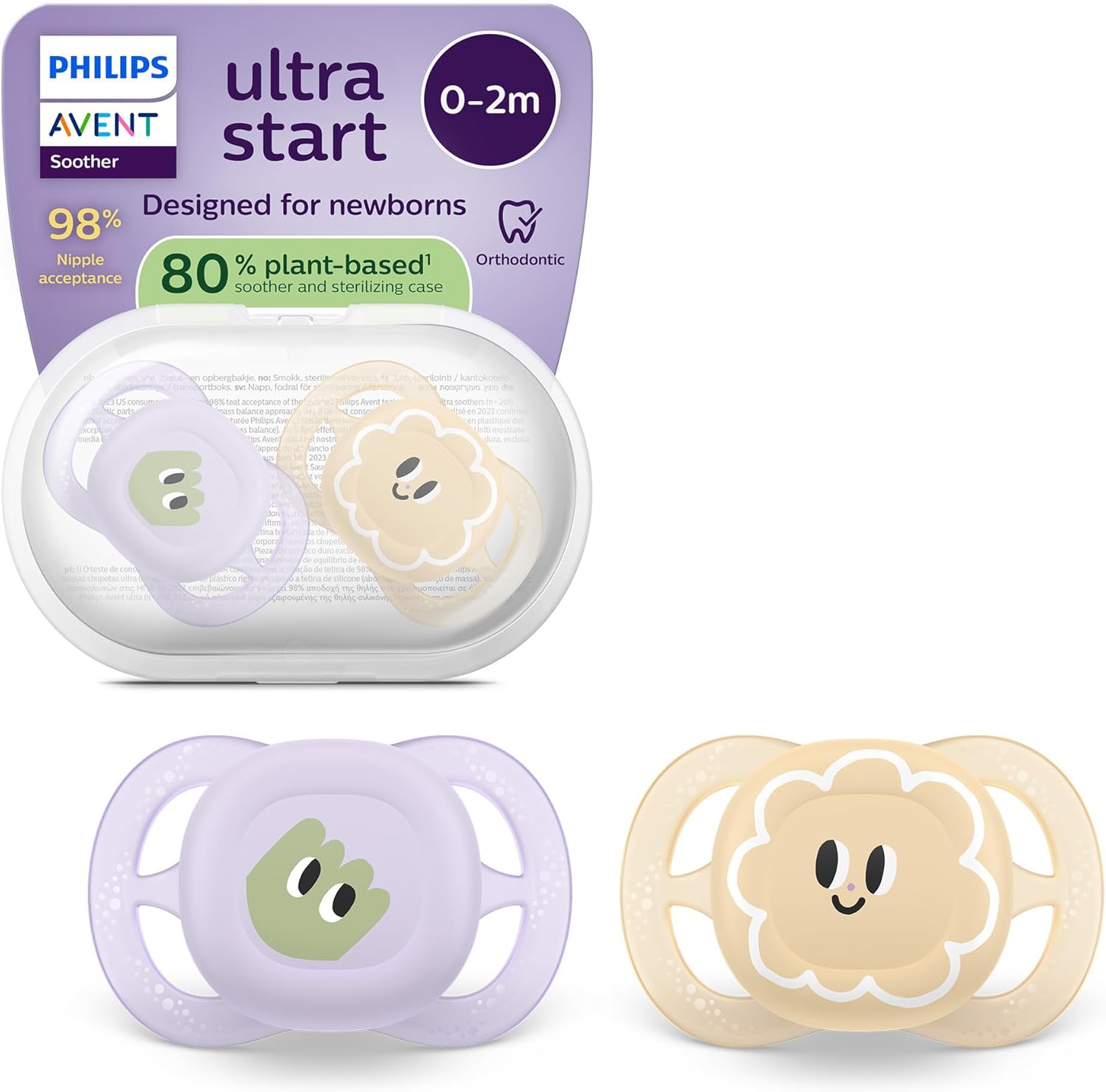 Thumbnail 6 de AVENT Ultra Start Soothers 2 Pack
