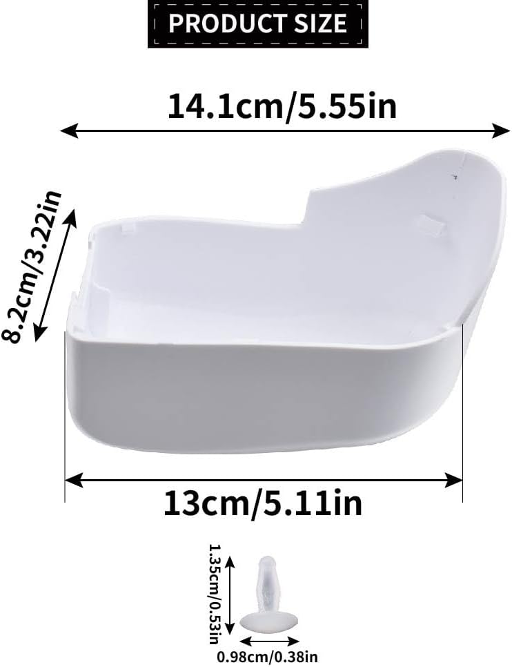Detalle de Polar White Left Hand Awning End Cap Cover for Fiamma F45i (2004–2009) – 98655-014