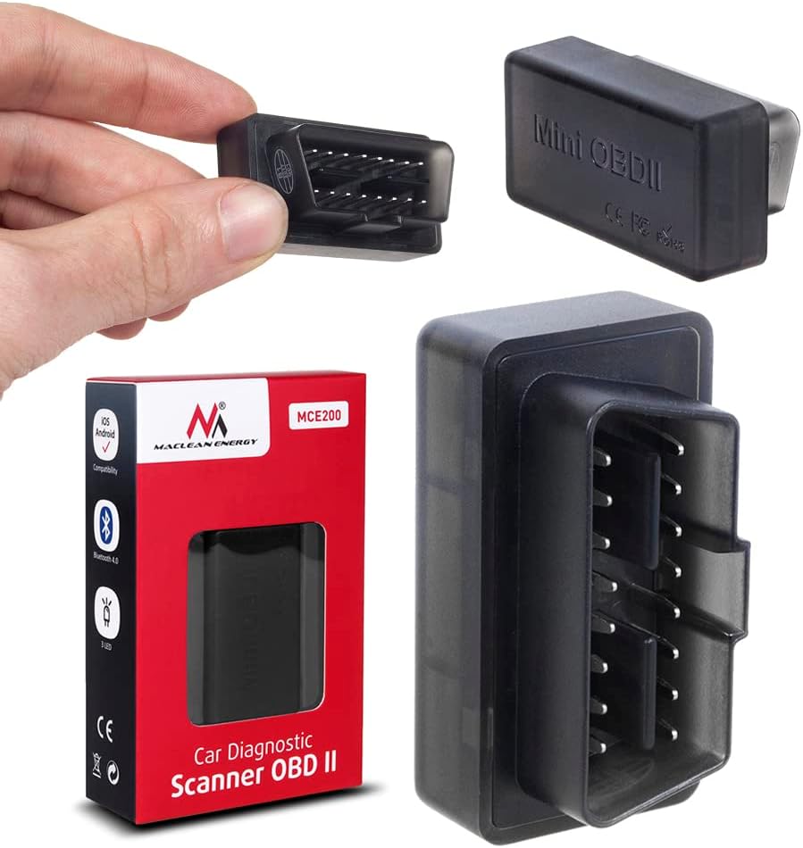 Thumbnail 1 de Maclean Energy MCE200 OBDII Bluetooth 4.0: interfaccia diagnostica per Android, iOS e altri sistemi