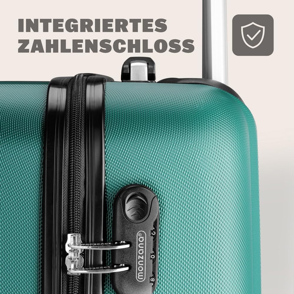 Thumbnail 4 de Monzana Kofferset Hartschalen M-L-XL 3tlg Grün