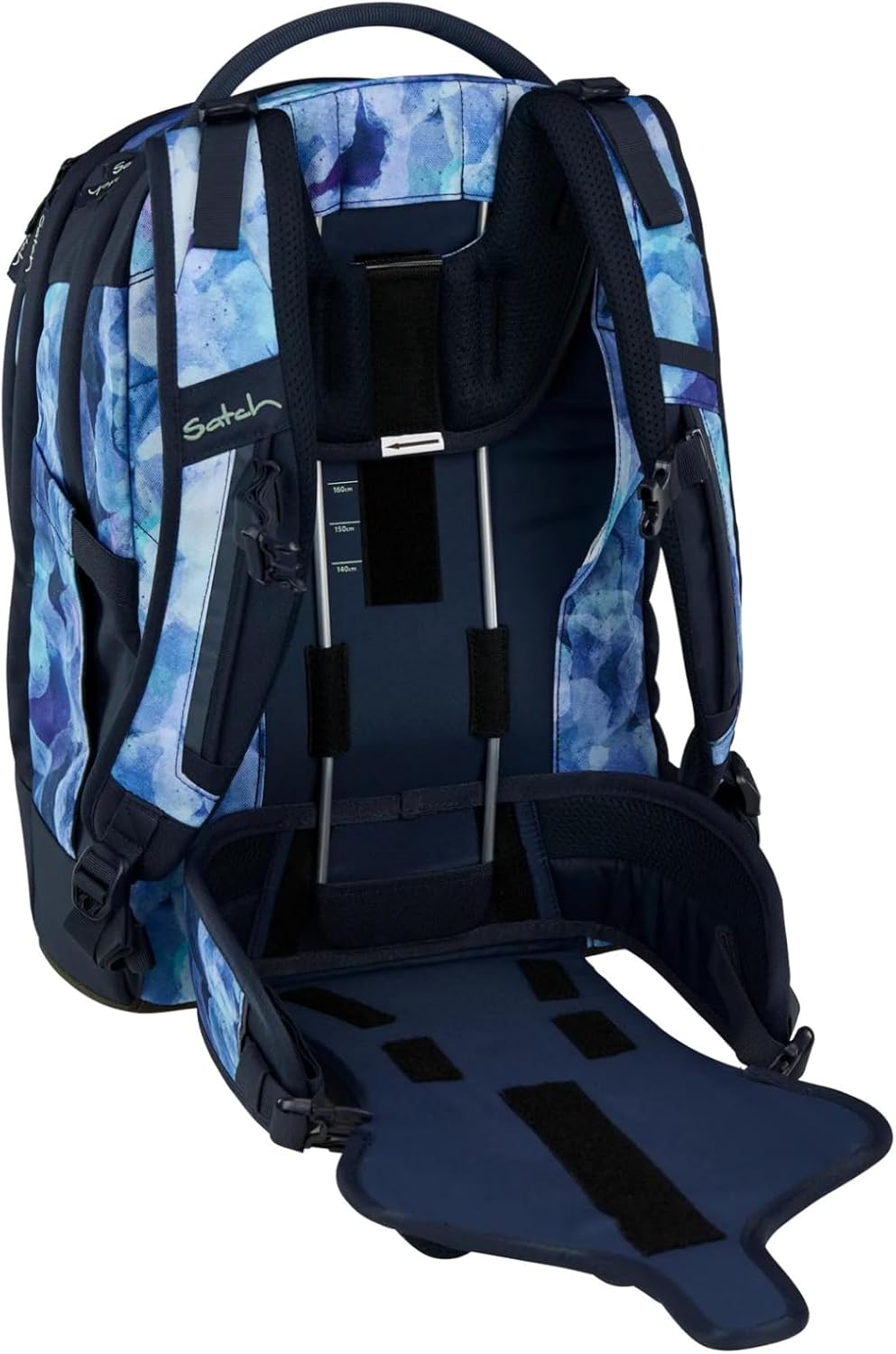 Detalle 2 de Satch Schulrucksack Pack Blurry Sky – Dunkelblau, 30 Liter