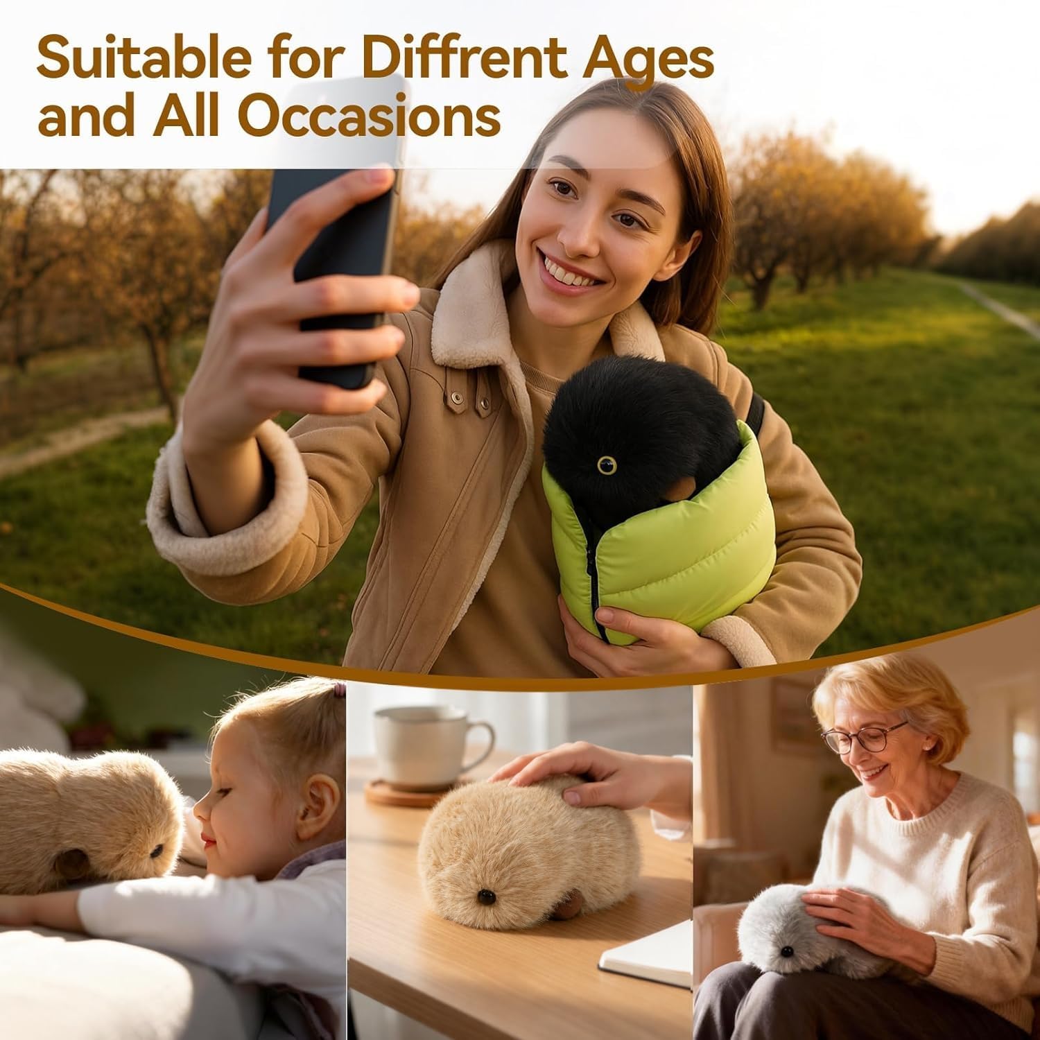 Thumbnail 3 de Cupboo Interactive AI Plush Companion Pet – Privacy Safe Soft Huggable Intelligence for All Ages