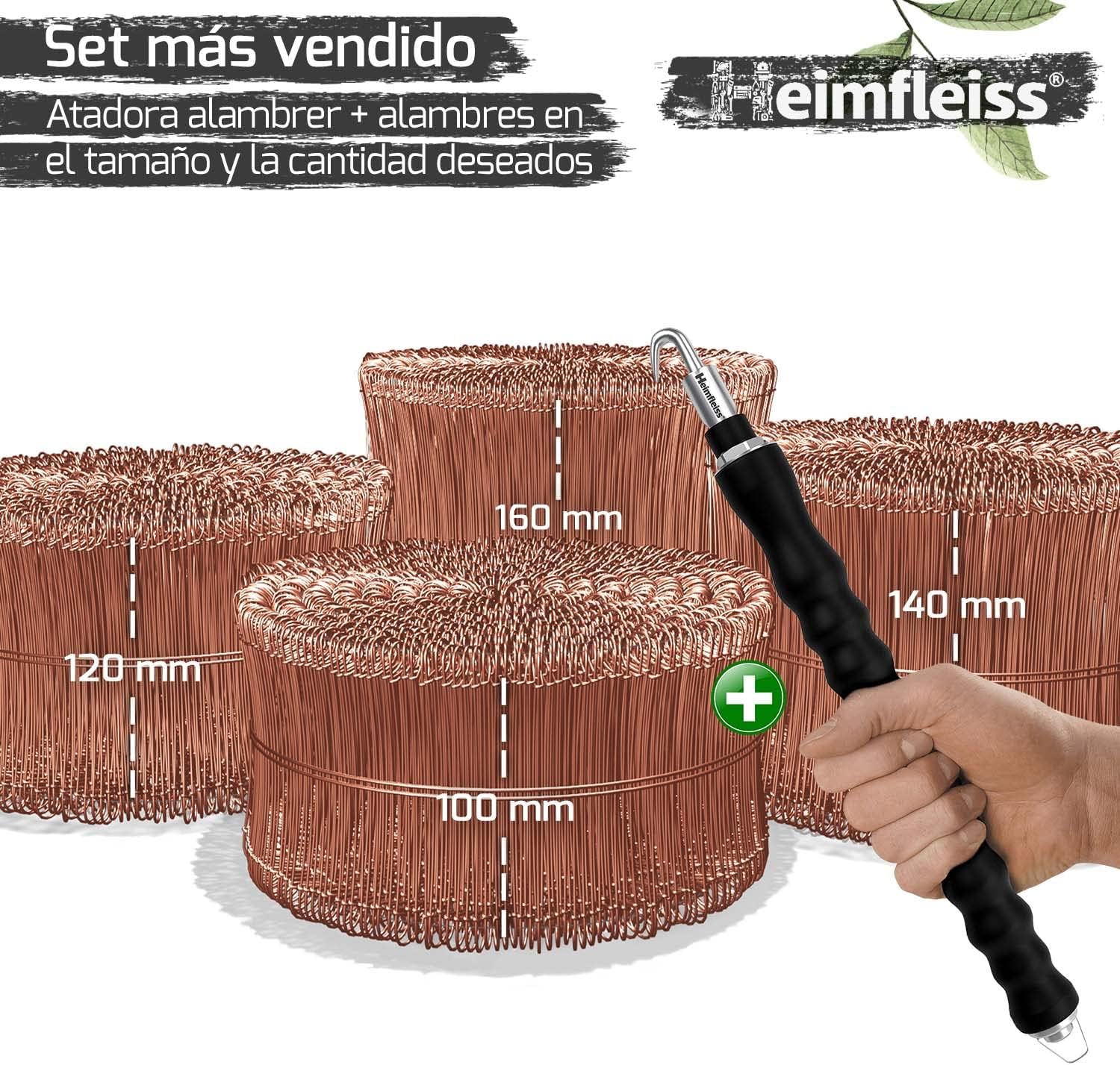 Detalle 2 de Heimfleiss atadora alambre 310 mm