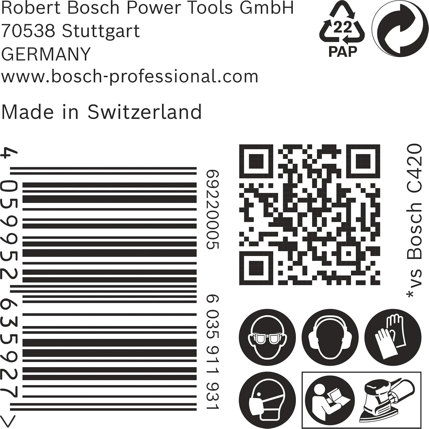 Thumbnail 3 de Bosch Accessories 2608901642 – Carta vetrata grana 80 per levigatrice multiuso, 150 mm × 100 mm