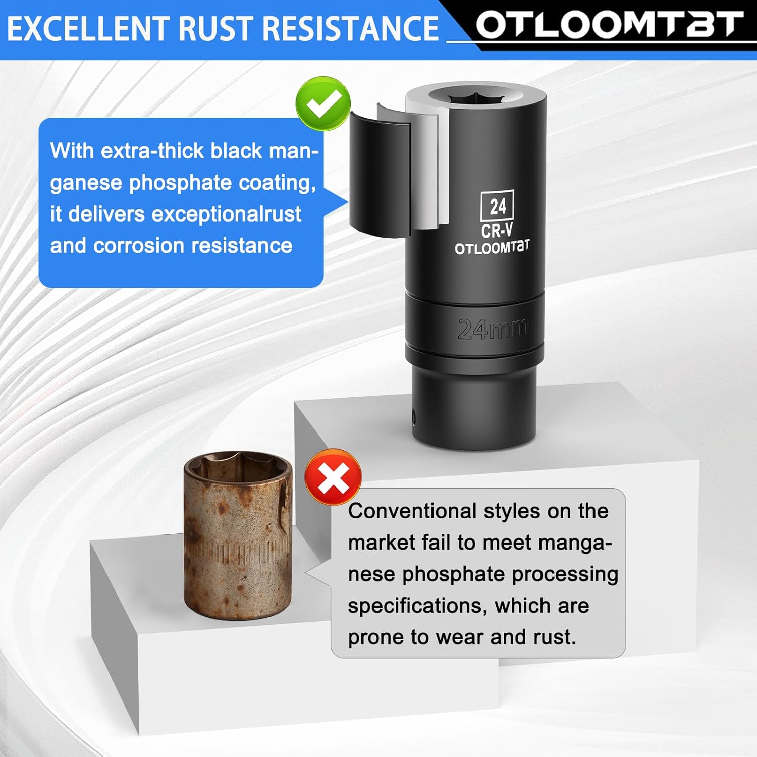 Thumbnail 5 de OTLOOMTBT 1/2" Drive Impact Socket Set — 32pcs 🧰