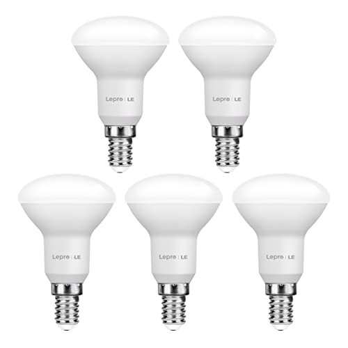 Detalle de Lepro E14 LED Lampe 2700K Warmweiß, R50 4,9W, 470 lm – 5 Stück