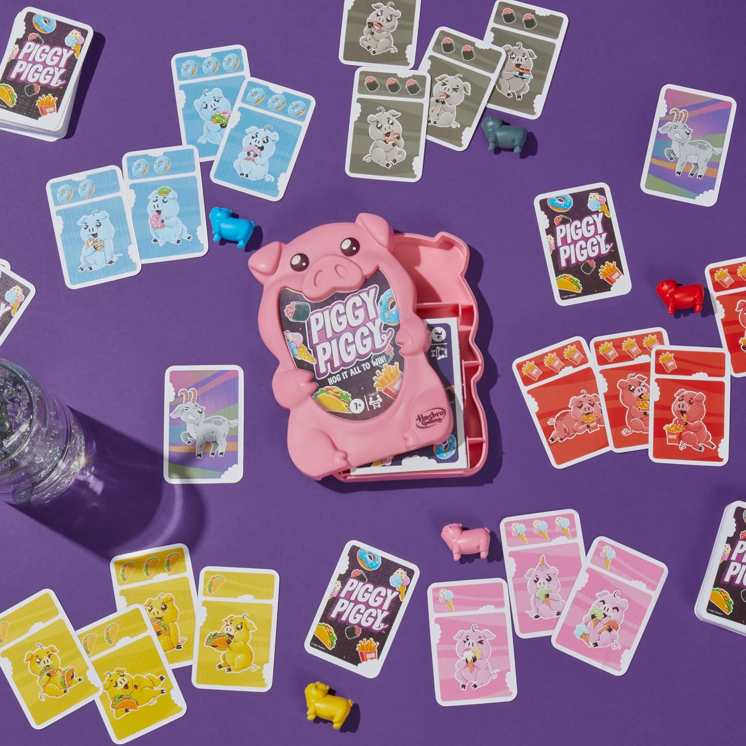 Thumbnail 6 de Hasbro Gaming Piggy Piggy jeu de cartes familial đČ