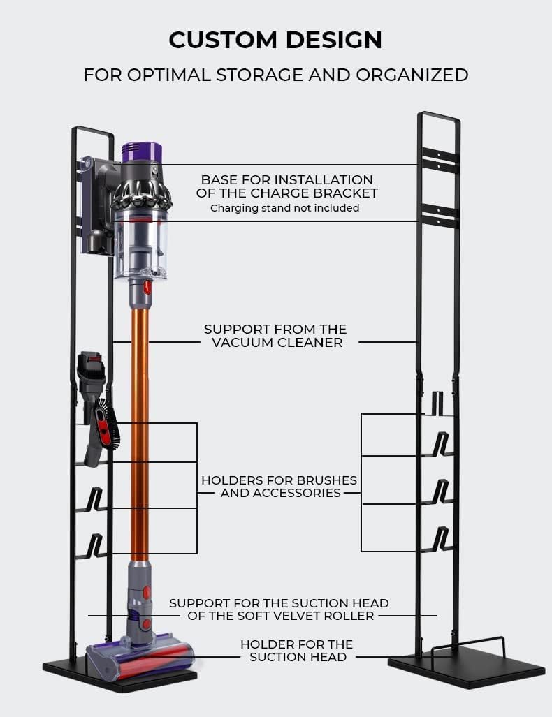 Detalle 2 de Organizzatore Aspirapolvere Supporto Metallo 127 cm