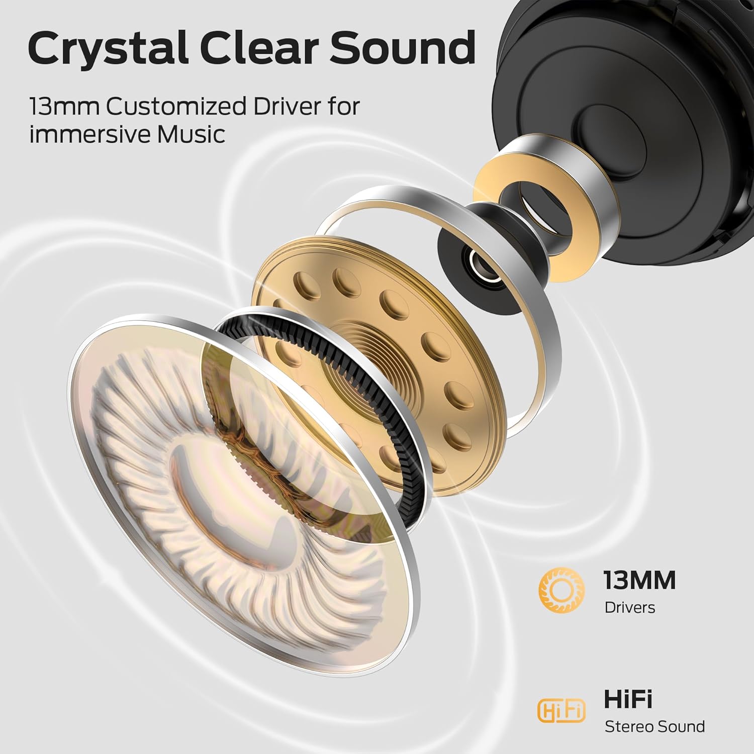 Detalle 2 de Oraolo Wireless Earbuds – In-Ear Headphones with ENC Noise Cancellation